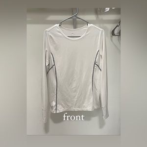 zelos long sleeve white t-shirt
